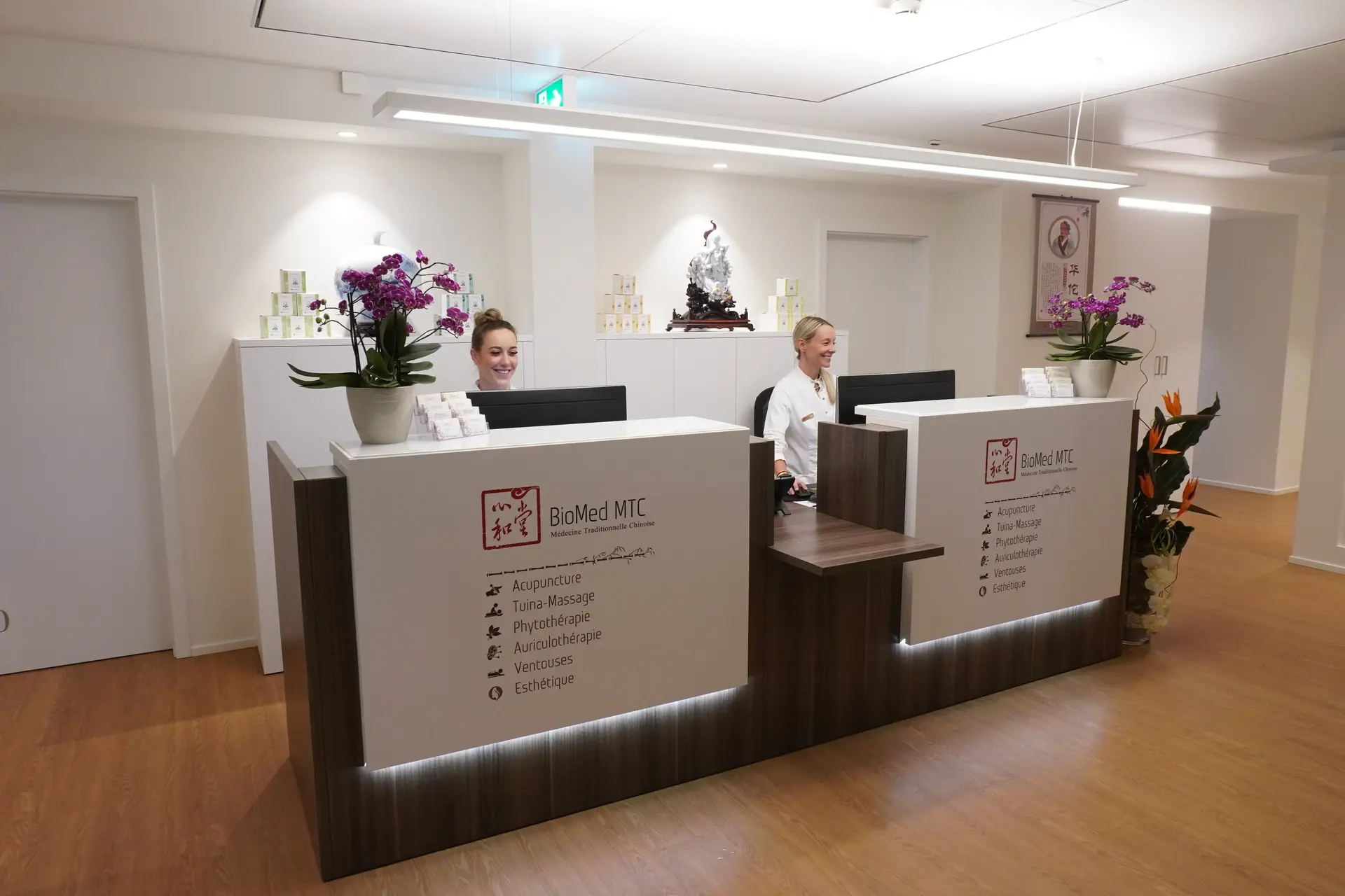 Assistantes + réception