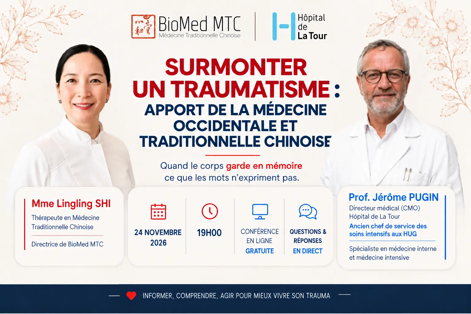 Surmonter le traumatisme : Conf&eacute;rence